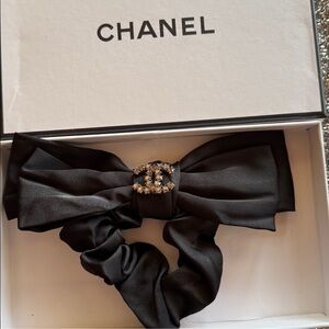 CHANEL
CC Black Silk Scrunchie, In Box, Hair Tie
$179 $550